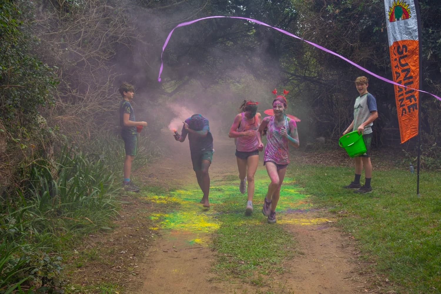 Zimbali Estate | Family Colour Run portfolio image 5.