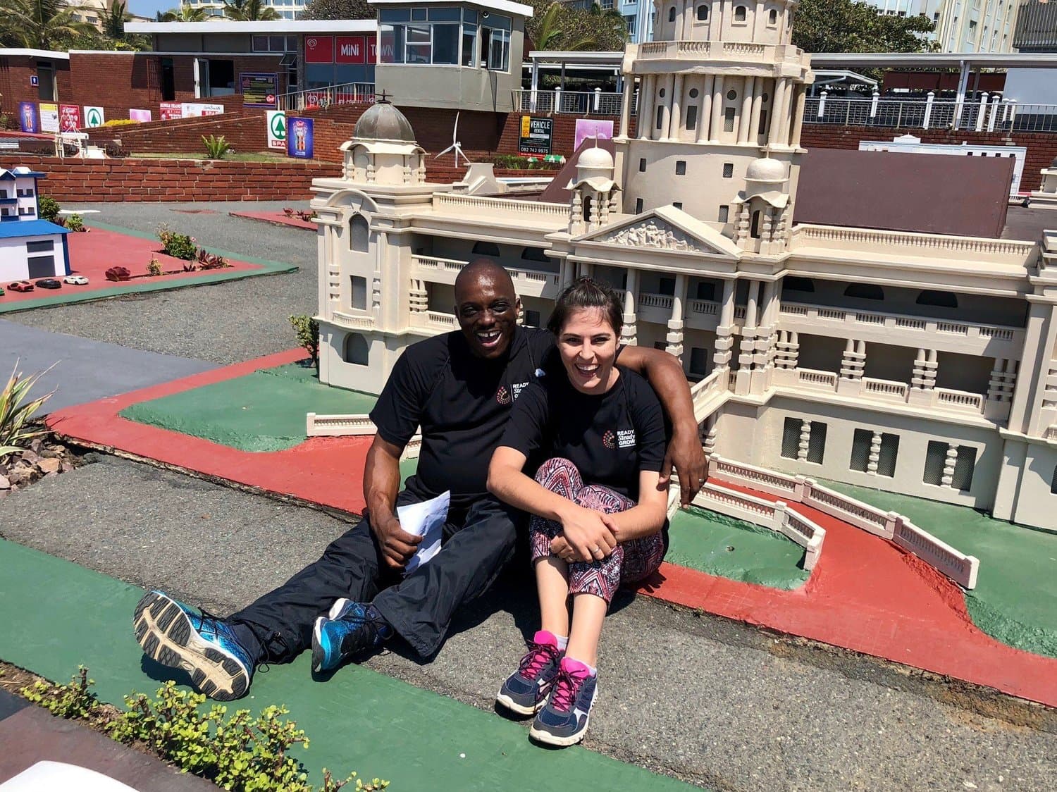 The Matriarch Marketing team build at Mini Town on Durban’s Golden Mile.